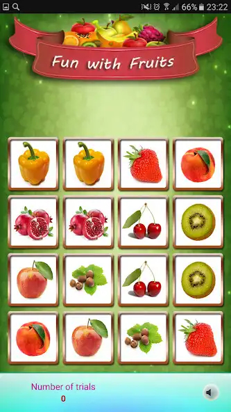 Play Fun With Fruits Matching Game as an online game Fun With Fruits Matching Game with UptoPlay