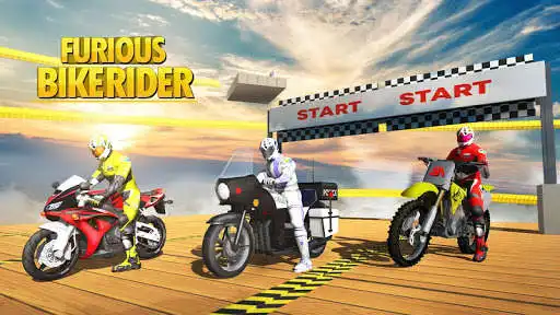 Play Furious Bike Stunt Rider as an online game Furious Bike Stunt Rider with UptoPlay
