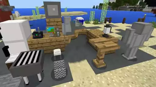 Play Furniture Mod MCPE as an online game Furniture Mod MCPE with UptoPlay