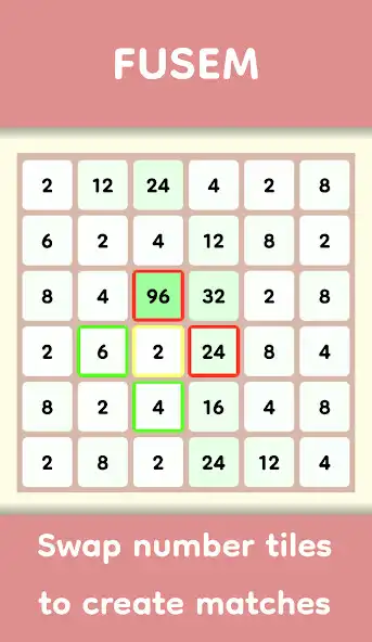 Play Fusem - Number Matching Game as an online game Fusem - Number Matching Game with UptoPlay
