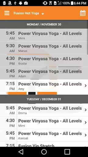 Play APK Fusion Hot Yoga  and enjoy Fusion Hot Yoga with UptoPlay com.fitnessmobileapps.fusionhotyoga