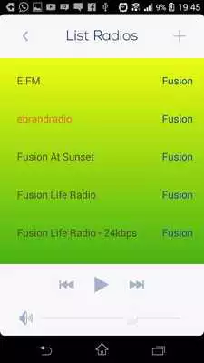 Play Fusion music Radio