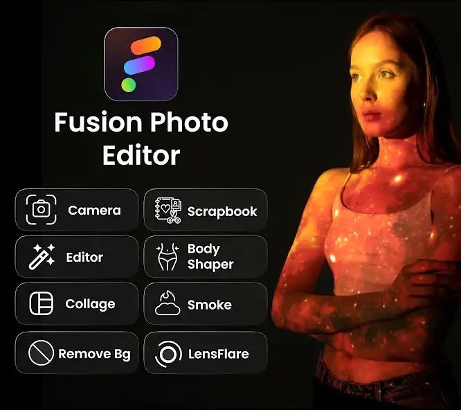 Play FUSION : Photo  Video Editor  and enjoy FUSION : Photo  Video Editor with UptoPlay