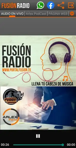 Play Fusion Radio Colombia  and enjoy Fusion Radio Colombia with UptoPlay