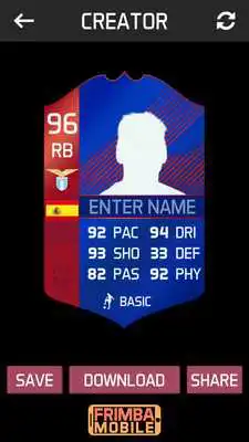 Play FUT 18 CARD CREATOR - ULTIMATE FUT CARD BUILDER