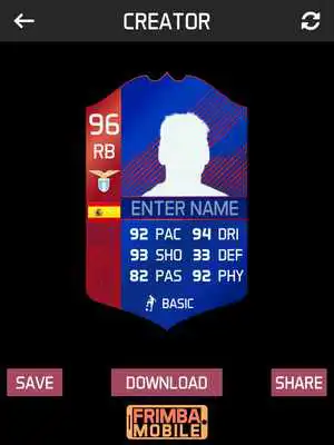 Play FUT 18 CARD CREATOR - ULTIMATE FUT CARD BUILDER