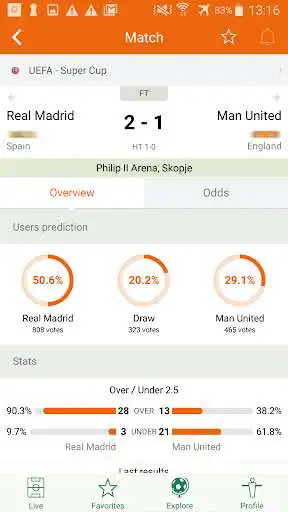 Play Futbol24 soccer livescore app as an online game Futbol24 soccer livescore app with UptoPlay