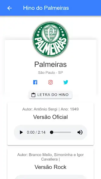 Play FutHino - Hinos dos Clubes de Futebol as an online game FutHino - Hinos dos Clubes de Futebol with UptoPlay