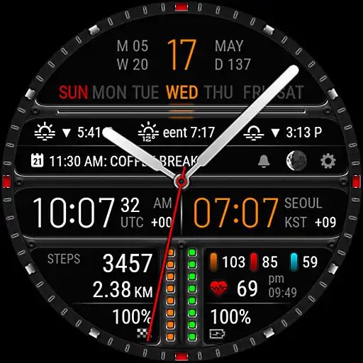 Play Futorum H7 Digital watch face APK
