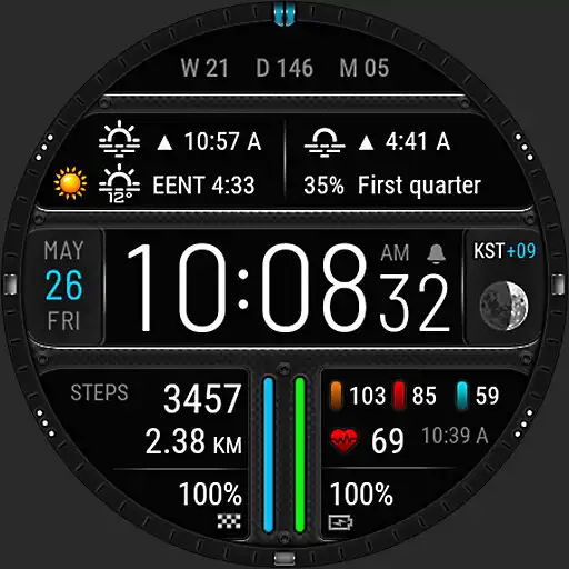 Play Futorum H8 Digital watch face APK