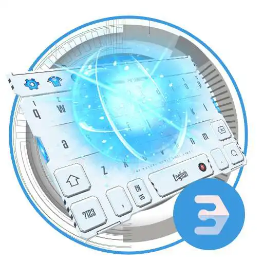 Free play online Future Tech Cool White blue Armor keyboard APK Free play online Future Tech Cool White blue Armor keyboard APK