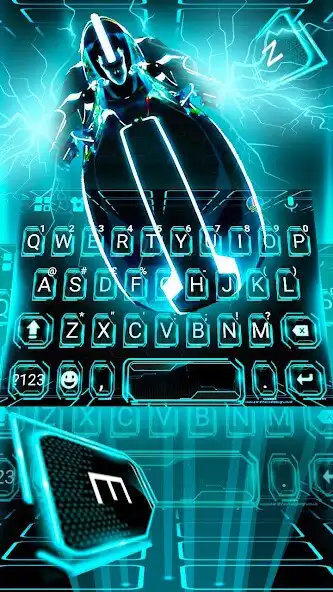 Play Future Tech Keyboard Theme