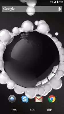Play Futuristic Balloons Live Wall