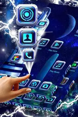 Play Futuristic Building Launcher Theme