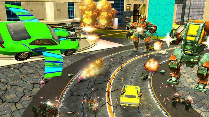 Play Futuristic Car Robot Transforming Simulator