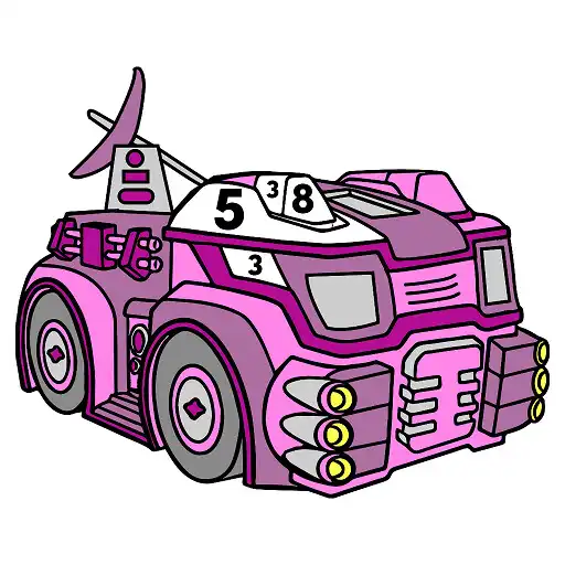 Play Futuristic Cars Color by Number:Glitter Paint Book APK Play Futuristic Cars Color by Number:Glitter Paint Book APK