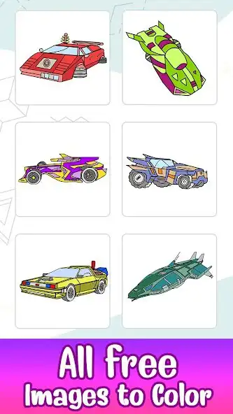 Play Futuristic Cars Color by Number:Glitter Paint Book  and enjoy Futuristic Cars Color by Number:Glitter Paint Book with UptoPlay