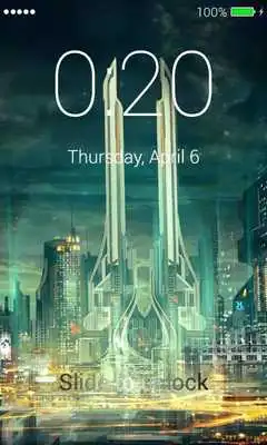 Play Futuristic City Lock Screen