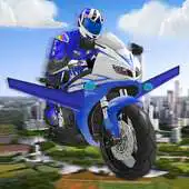 Free play online Futuristic Flying Moto Racing APK