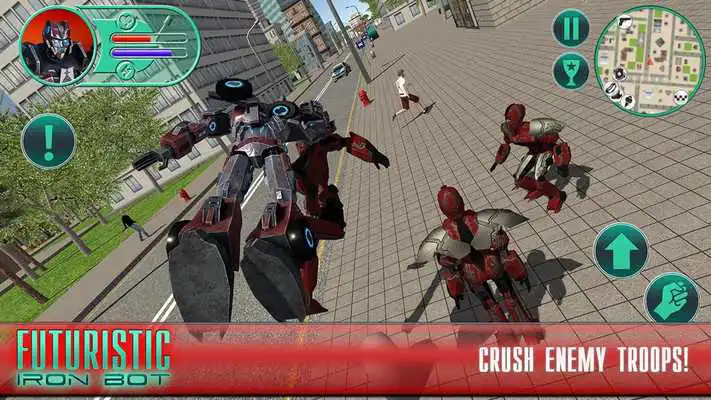 Play Futuristic Iron Bot
