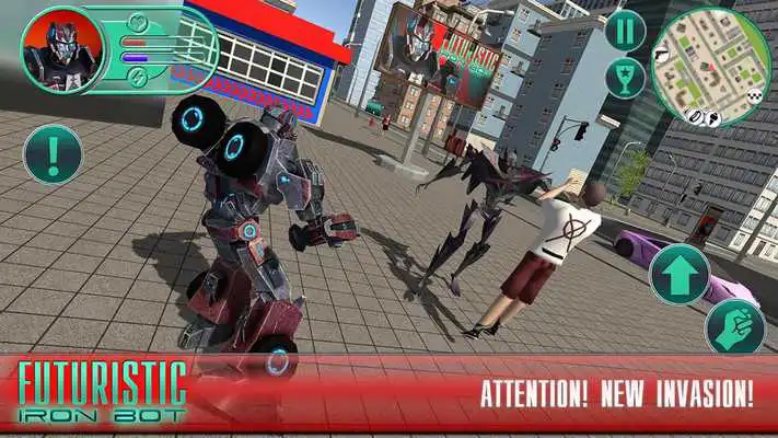 Play Futuristic Iron Bot