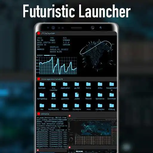 Play Futuristic Launcher-Iris Theme APK