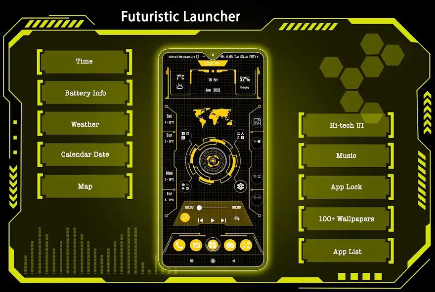 Play Futuristic Launcher Pro  and enjoy Futuristic Launcher Pro with UptoPlay