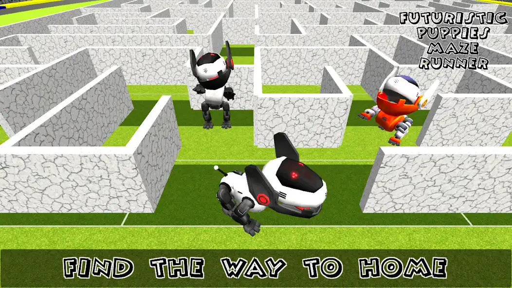 Play Futuristic Puppy Maze Run Simulator  and enjoy Futuristic Puppy Maze Run Simulator with UptoPlay
