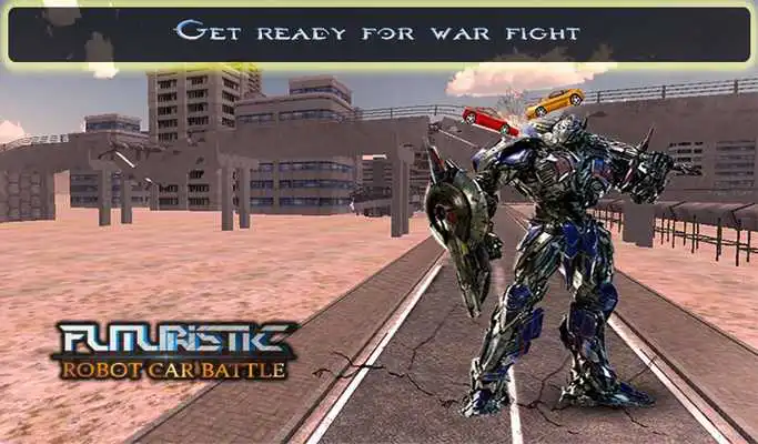 Play Futuristic Robot Car Battle