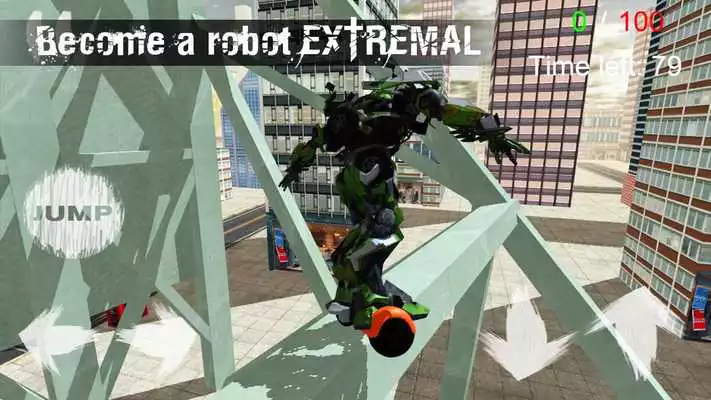 Play Futuristic Robot Hoverboard