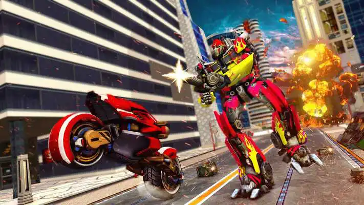 Play Futuristic War Bike Robot Transforming Play Futuristic War Bike Robot Transforming