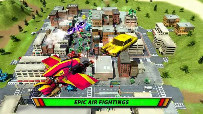 Play Futuristic War Robot Bike