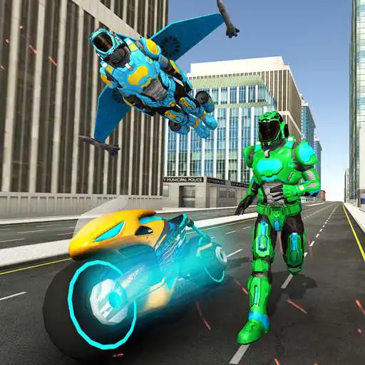 Play  Futuristic War Soldiers: Robot Warrior Simulator APK