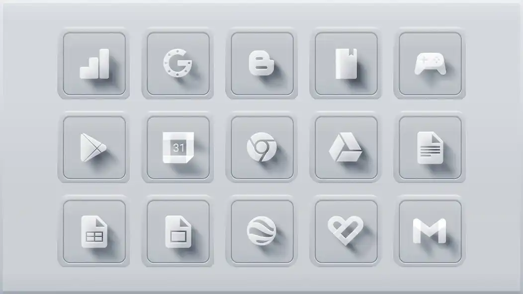 Play Futurist Metallic - Icon Pack as an online game Futurist Metallic - Icon Pack with UptoPlay