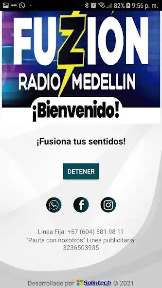 Play Fuzion Radio Medellín as an online game Fuzion Radio Medellín with UptoPlay