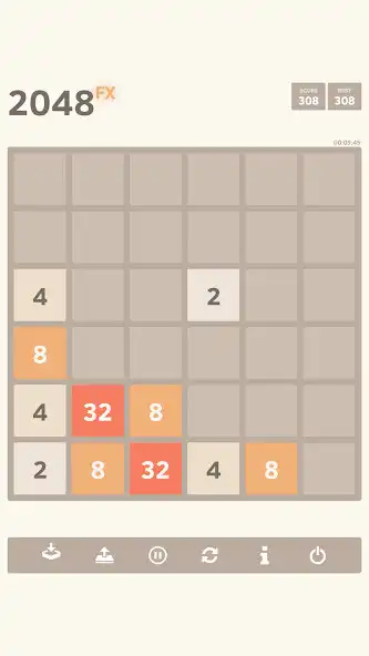 Play FX2048 (WebFX demo) as an online game FX2048 (WebFX demo) with UptoPlay