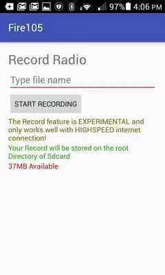 Play Fyah/Fire 105FM(ListenRecord)
