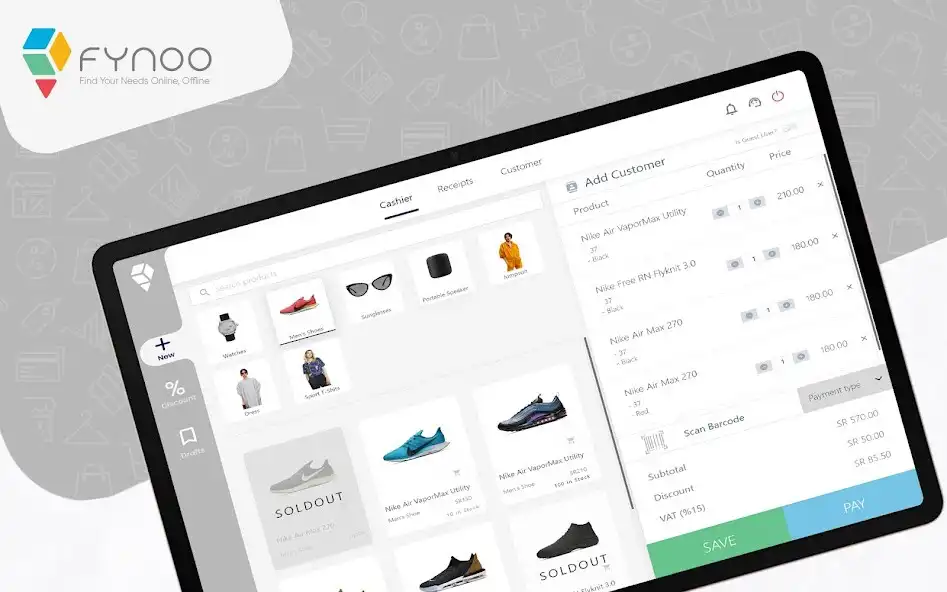 Play Fynoo Cashier as an online game Fynoo Cashier with UptoPlay