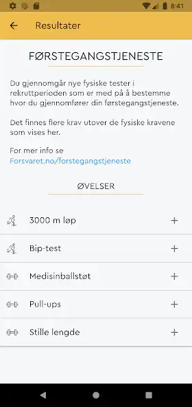 Play Fysiske tester i Forsvaret as an online game Fysiske tester i Forsvaret with UptoPlay