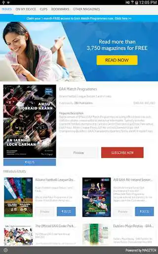 Play GAA Match Programmes