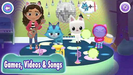Play Gabbys Dollhouse: Games  Cats as an online game Gabbys Dollhouse: Games  Cats with UptoPlay