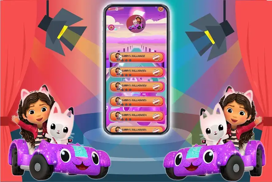 Play gabby s dollhouse tiles hop  and enjoy gabby s dollhouse tiles hop with UptoPlay