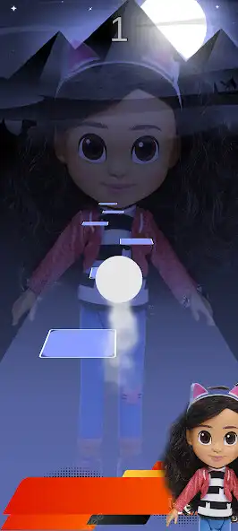 Play Gabbys Girl Doll Tile Hop as an online game Gabbys Girl Doll Tile Hop with UptoPlay