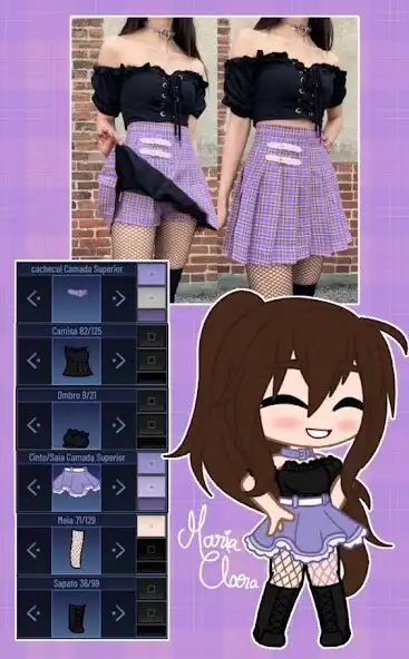 Play Gacha Club Outfit Life Ideas as an online game Gacha Club Outfit Life Ideas with UptoPlay