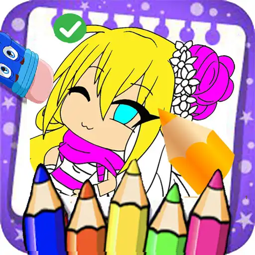 Play gacha life coloring book APK