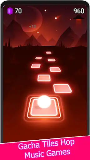 Play Gacha Magic Tiles Hop Games as an online game Gacha Magic Tiles Hop Games with UptoPlay