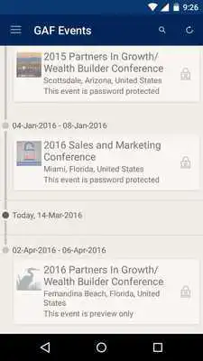 Play GAF Events