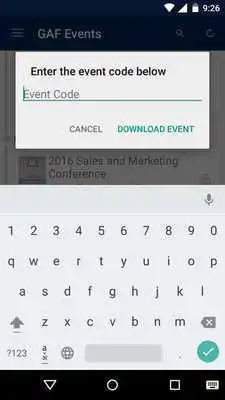 Play GAF Events