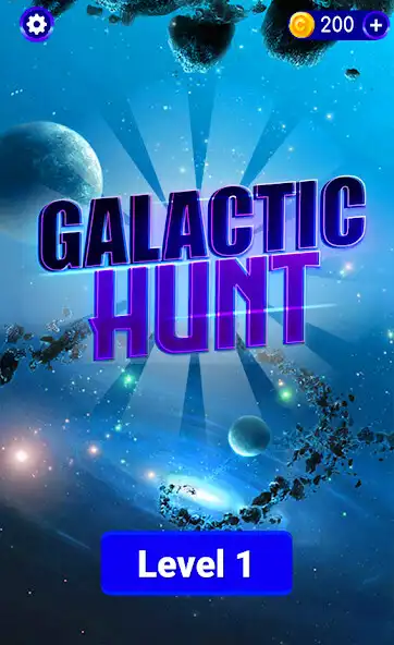 Play Galactic Hunt: A Space Word as an online game Galactic Hunt: A Space Word with UptoPlay