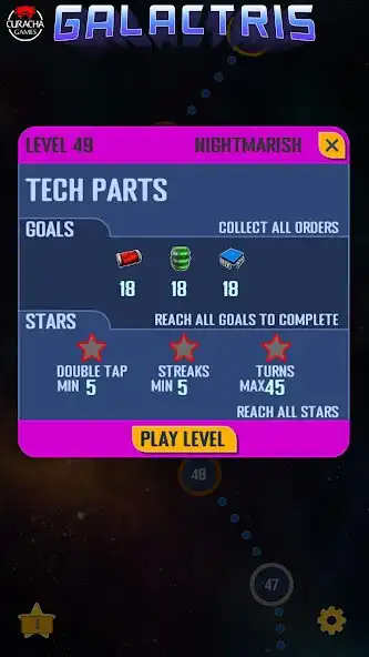 Play Galactris as an online game Galactris with UptoPlay